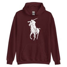 Solo Unisex Hoodie Maroon/White 