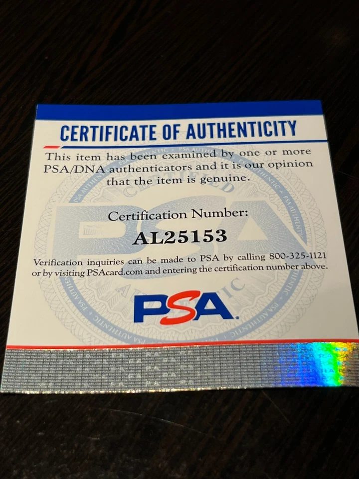 Miguel Cabrera Signed Autographed 2003 World Series Baseball PSA DNA COA w/Cube - Image 4 of 4