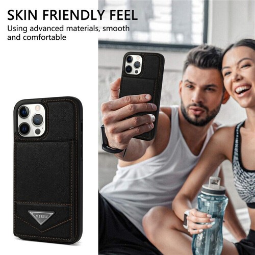 For iPhone 16 15 15 14 Pro Max Plus RFID Leather Wallet Card Case Flip Cover - Picture 22 of 79