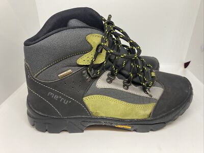 Meru Trail Hiking Boots leather Womens M Vibram Hydor-Tex