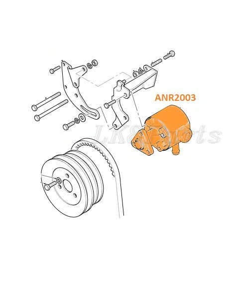ANR2003 Power Steering Pump Assy fits Land Rover Range Classic  V8 87-95 - Image 4 of 4