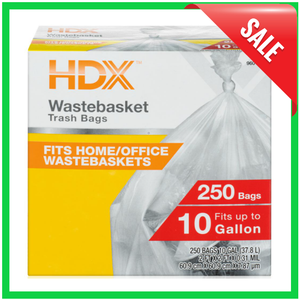 clear kitchen garbage bags