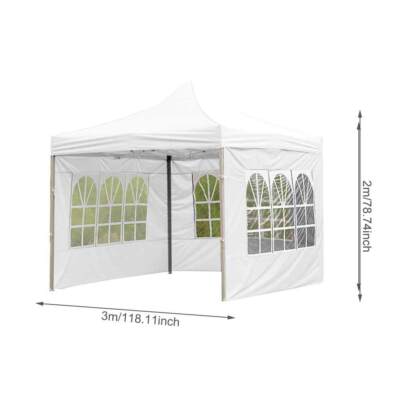 Color: White, style: Three meters ordinary - Portable Outdoor Tent Surface Repl