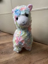 Ty Beanie Lola The Llama rainbow Beanie baby / boo Plush Soft Toy 