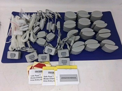 Techko S187D Safe Swimming Pool Entry Alarm Bypass Parts Lot