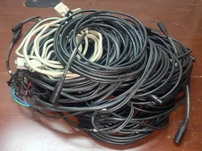 Lot of Pro Audio Cables Equipment Live Sound Stage Production Play