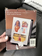 Silver Plated Baby Album Frame - Holds 100 Photos