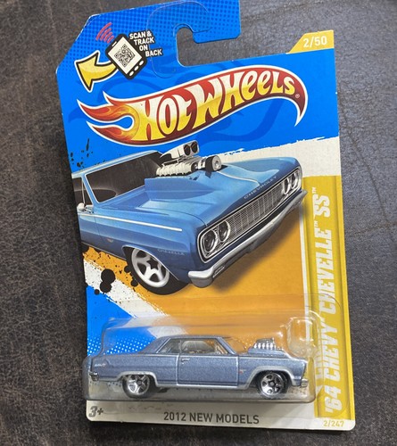 NEW Hot Wheels 2012 New Models 2/50 '64 Chevy Chevelle SS Steel Blue 2/247 - Picture 1 of 2