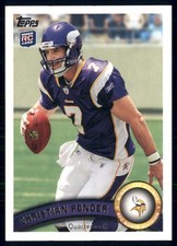 2011 Topps - Christian Ponder #238 Running Pose (RC)