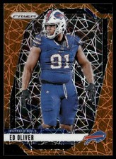 Ed Oliver 2024 Panini Prizm Lazer #32 Buffalo Bills