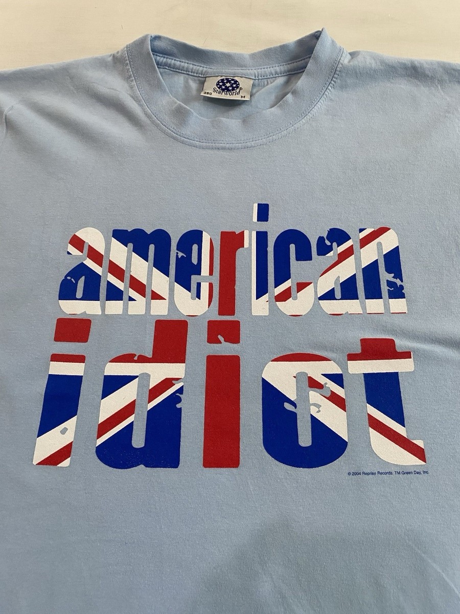 2004 Green Day American Idiot UK Tour Vintage T-Shirt | Size