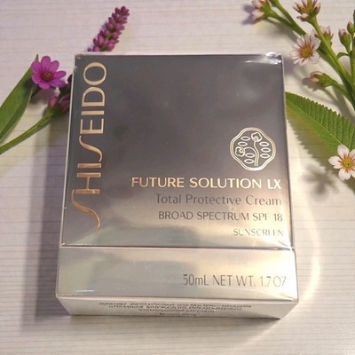 Shiseido Future Solution LX Total Protective Cream SPF 18 SUNSCREEN 1.7 Oz
