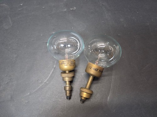 Pairt of RARE  unusual Royal ediswan light bulbs lamps 36w 12v 3a