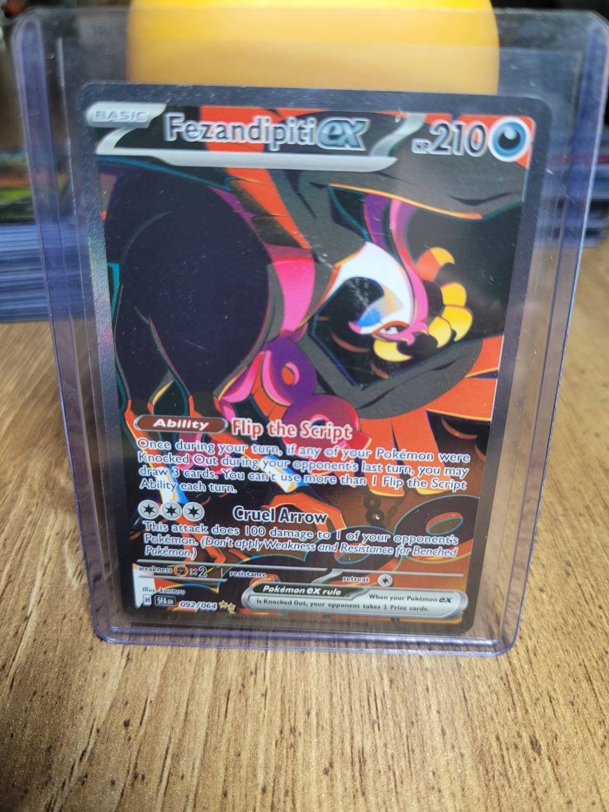 fezandipiti pokemon card value – ex 038/064- Shrouded Fable – Double Rare Foil – Single : Toys & Games Preserved in a tamper Differences in variants between Prize
