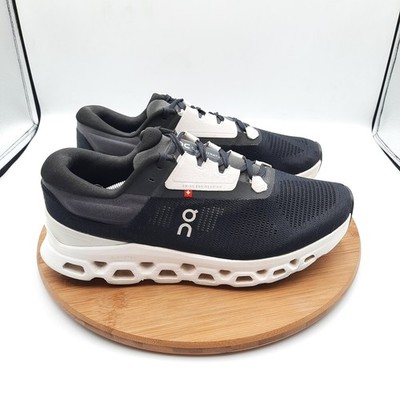 On Cloud Cloudstratus 3 Womens 10.5 Shoes Black Frost Athletic Running Sneakers 
