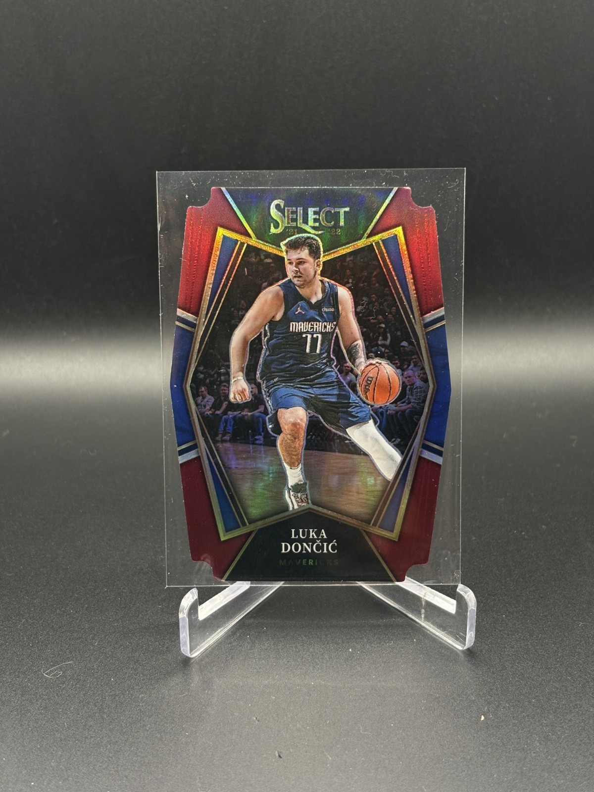 2021-22 Select LUKA DONCIC Premier Maroon Prizm Die Cut #/175 #117 LAKERS