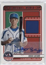 2023 USA Baseball Stars & Stripes Signatures 51/72 Diego Luciani Auto 0i1b