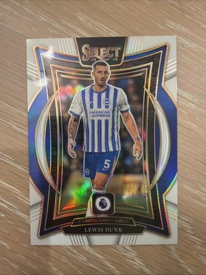 2024-25 Panini Select EPL #38 Lewis Dunk Terrace White Prizm /20