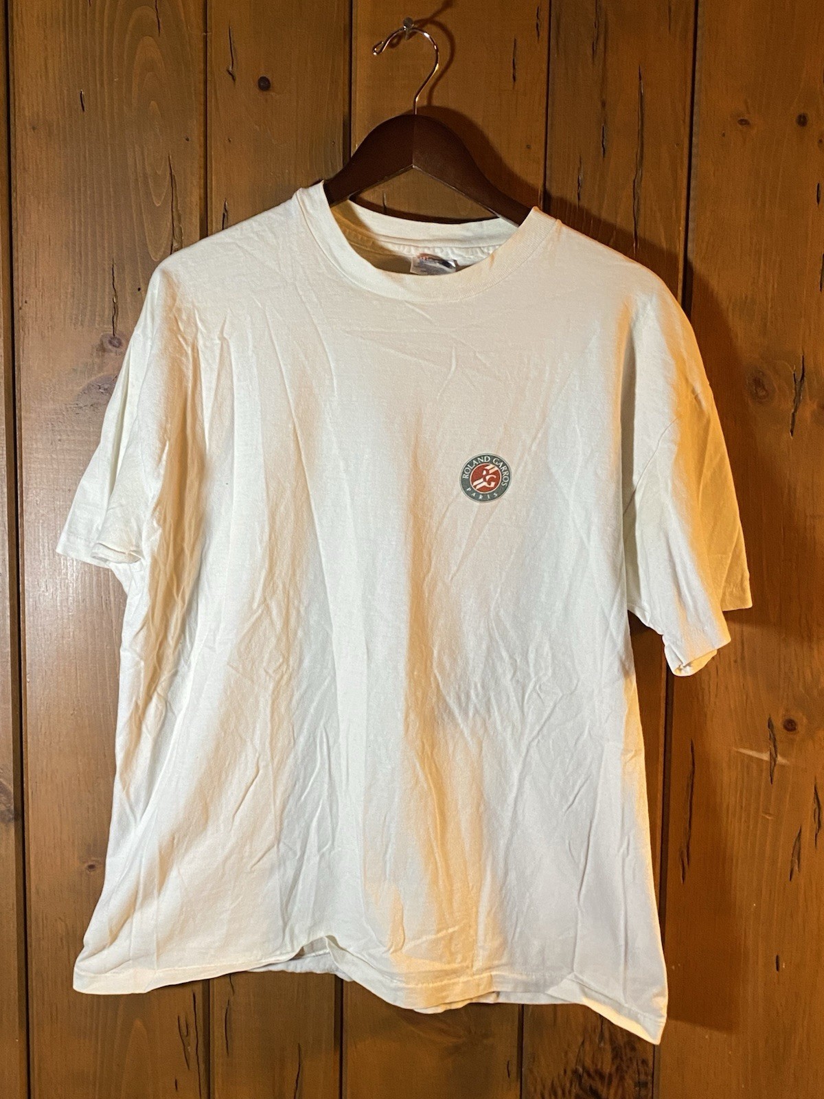 Vintage 1993 Roland Garros French Open T-Shirt Jean Le Gac A