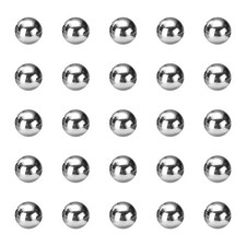 120Pcs Precision Balls 1/4" Diameter G25 Solid Chrome Steel Bearing Balls