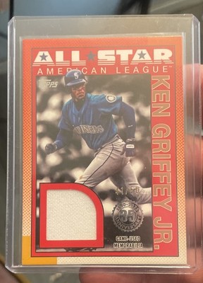 2025 Topps Series series 2 1990 All-Stars Relics Ken Griffey Jr Gold /50 