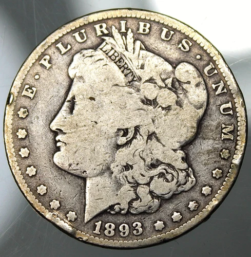 1893 Morgan Silver Dollar - VG Details !!