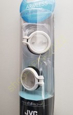 JVC HP-AL102-WW White / Pearl White Open Air Clip-On Earphones Stereo Headphones