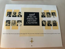 1998 African-American History Calendar SC South Carolina Leaders