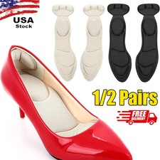 1/2Pairs Shoe Insoles, Sponge Shoes Pads with High Heel Inserts for Loose Shoes