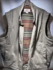 Woolrich Chore Vest Mens 2XL fleece Blanket Lined Outdoor Workwear