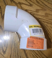 Charlotte Pipe 4" X 4" Pvc Dwv Schedule 40 Hub Elbow 90 Degree Angle