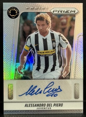 2025 Prizm FIFA Club World Cup Alessandro Del Piero Flashback Auto