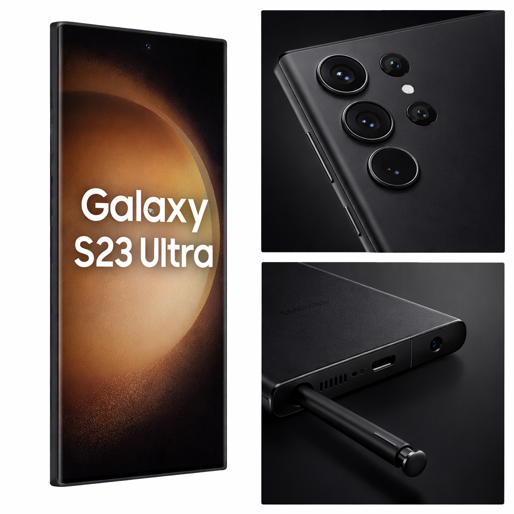 Samsung Galaxy S23 Ultra SM-S918B/DS - 256GB - Schwarz (Vodafone) (Dual SIM) 1 s l1600