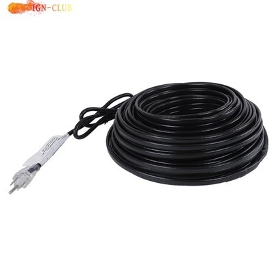 Heating Cable Roof De-icing 140 FT Self-Regulat Pipe Heating Cable 120V 8W/ft