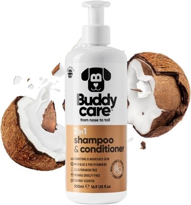 Buddycare 2in1 Hundeshampoo 500ml Aloe Vera Provitamin B5
