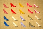 VINTAGE SUPERSTAR BARBIE 4 CLOTHES FASHION CLEAR GLITTER PEACH SKINNY SHOES LOT