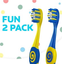 Colgate Bluey Extra Soft Toothbrush for Kids, Kids 2 Count Pack of 1