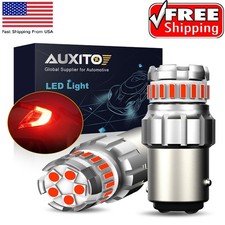 Auxito 1157 Led Turn Signal Light Bulbs Red Anti Hyper Flash 2400lm Canbus Usa
