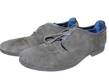Replay Scarpe Uomo Camoscio - Scarpe con Lacci Verde Blu Taglia 43