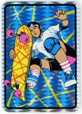 Vintage 1980s Vision Skateboards Unused NOS Prismatic Glitter Sticker California
