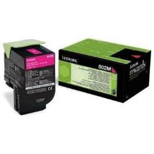 Toner Originale Lexmark 80C20M0 (Magenta 1000 pagine) - Immagine 4