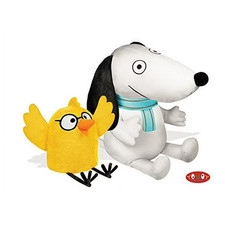 YOTTOY Number One Sam Plush And Chick Stuffed Animals