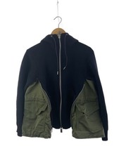 sacai Zip Hoodie Navy 2