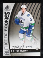 2017-18 SP Game Used Authentic Rookies 7/13 Griffen Molino #134 7ez