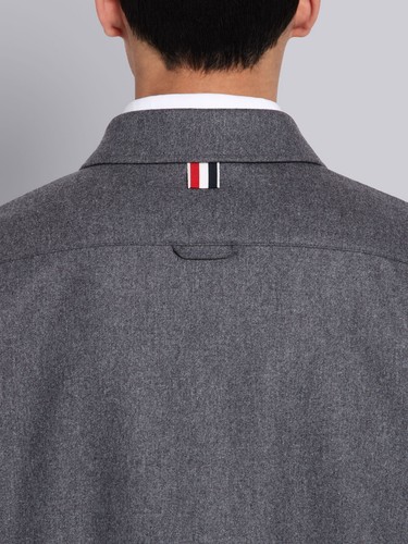 Thom Browne FLANNEL 4-BAR SHIRT JACKET SIZE 3 Exellent Condition - Picture 14 of 14