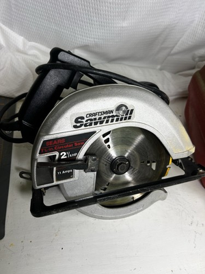 #ad SEARS CRAFTSMAN CIRCULAR SAW Model No. 315.108241 2 1 4 Horsepower 7 1 4” Blade $29.99
