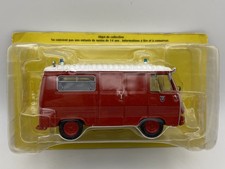 G49 Peugeot J7 VSAB fire engine Hachette 1:43 Diecast scale metal