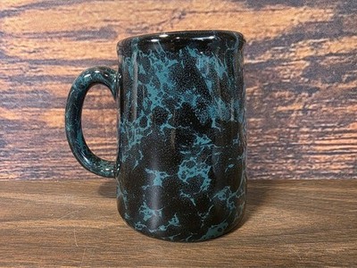 Vintage Bennington Potters Green Agate Tapered Tankard 12-oz Mug S1 Vermont