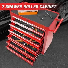 Rolling Tool Chest with 7-Drawer Tool Box with Wheels Multifunctional Tool Cart