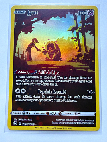 Pokemon TCG: Jynx TG04/TG30 Silver Tempest Trainer Gallery Ultra Rare Holo